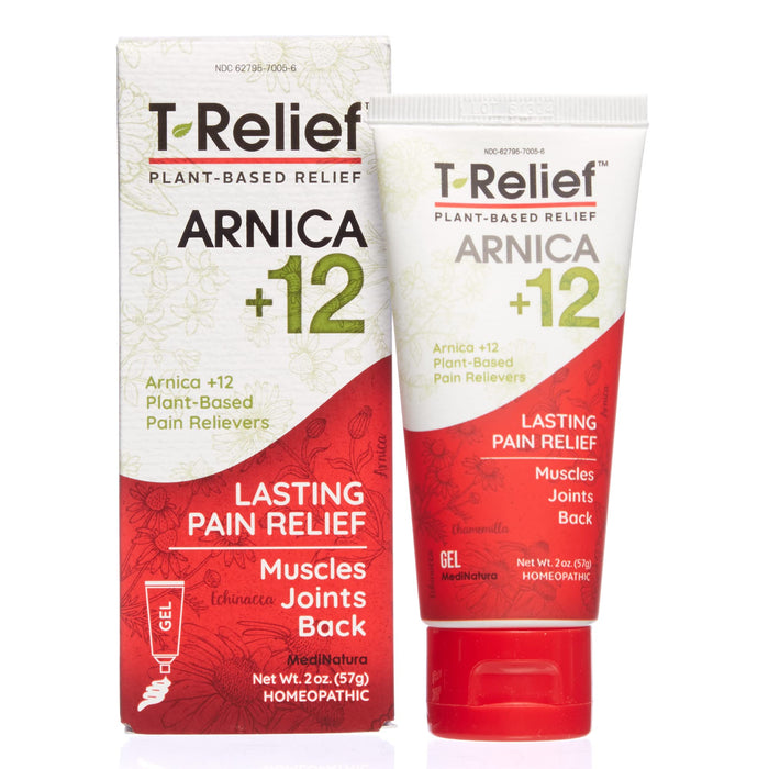 T-Relief Plant Based Arnica +12 Pain Relief Gel - 2 oz