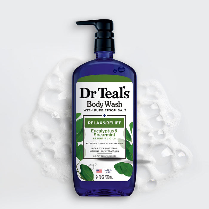 Dr. Teal's Body Wash Relax & Relief w/ Eucalyptus & Spearmint - 24 Oz