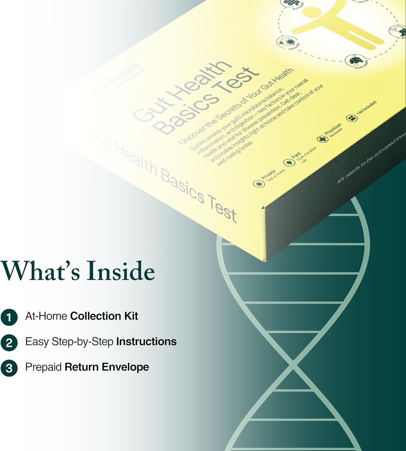 Prueba básica de salud intestinal de KiHealth