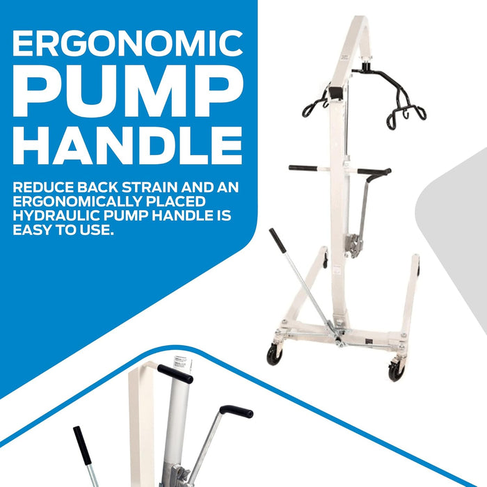 Joerns Hoyer HML400 Manual Patient Lift with Pump Handle