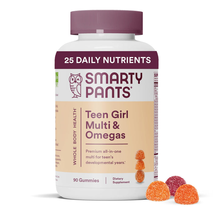 Smarty Pants Teen Girl Multi & Omega 3 Fish Oil Gummy Vitamins