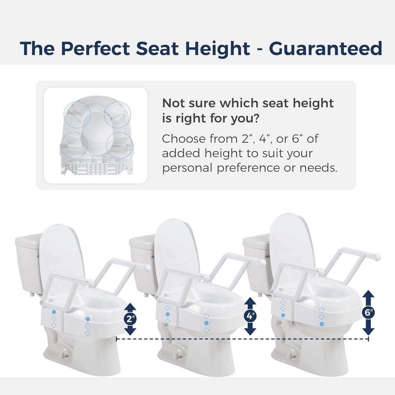Drive Medical PreserveTech Universal Raised Toilet Seat - Shop Home Med