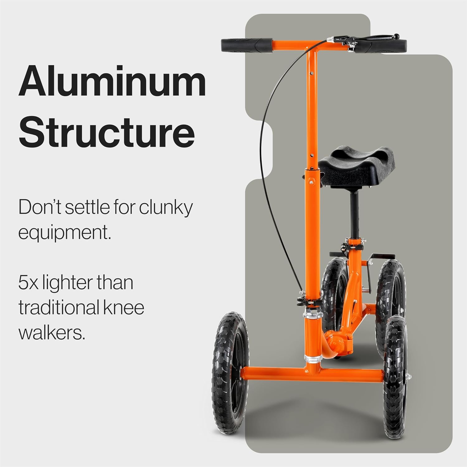 SuperHandy Knee Walker - Height Adjustable 330Lbs Max Weight