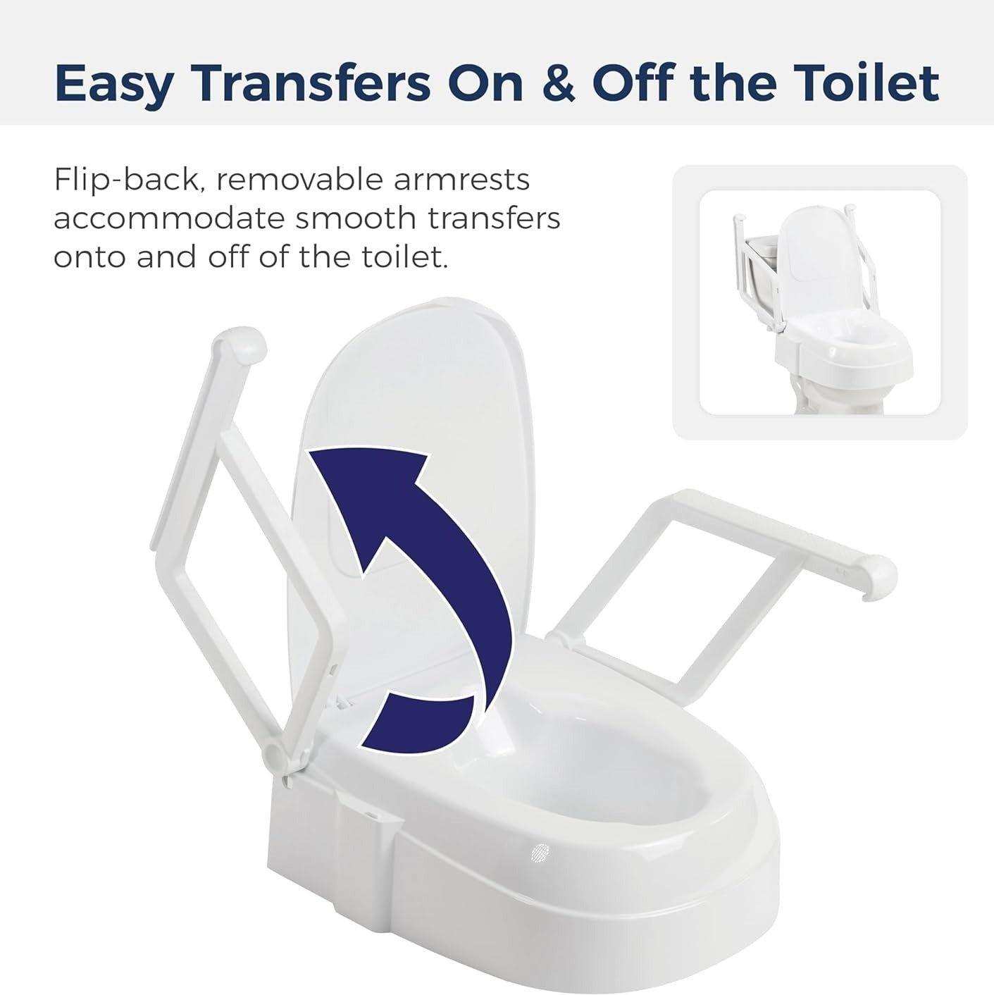 Drive Medical PreserveTech Universal Raised Toilet Seat - Shop Home Med