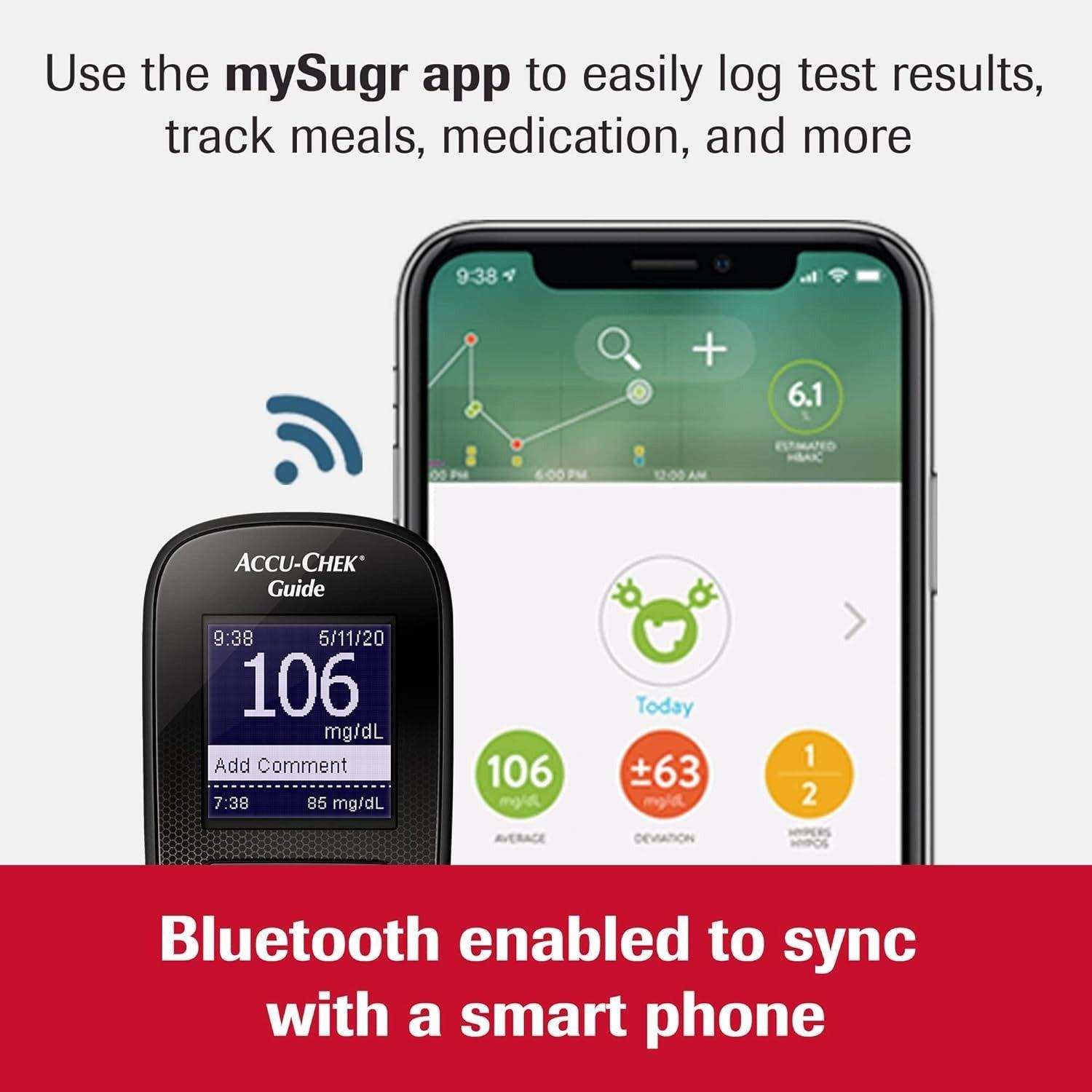 Accu-Chek Guide Blood Glucose Monitoring System Kit - Shop Home Med