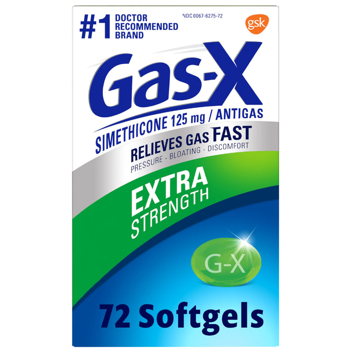 Gas-X Extra Strength Gas Relief Softgels w/ Simethicone 125mg