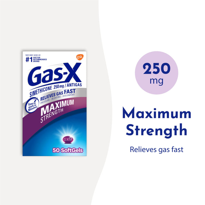 Gas-X Maximum Strength Gas Relief Softgels - 30 Ct