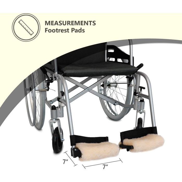 NY Ortho Sheepskin Wheelchair Pads