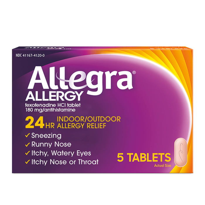 Allegra  Non Drowsy Outdoor/Indoor Allergy Relief 24-Hour Tablets