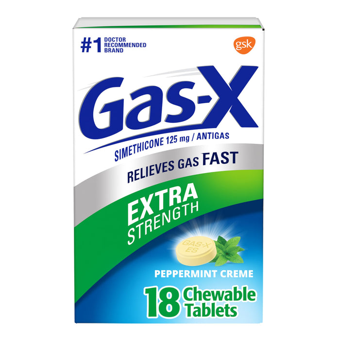 Gas-X Extra Strength Gas Relief Chewable Tablets Cherry Peppermint