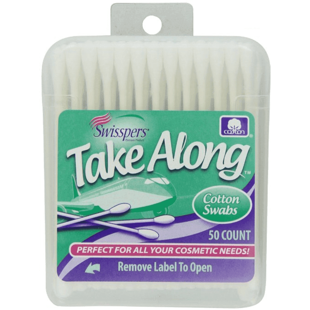 Swisspers Take Along Cotton Swabs 50 Ct — Shop Home Med