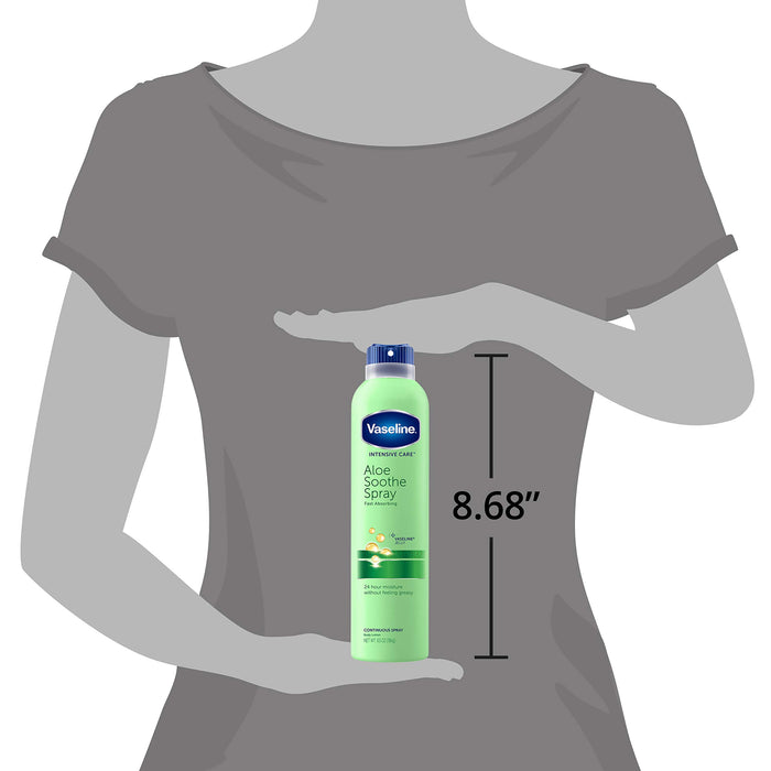 Vaseline Intensive Care Aloe Soothe Spray Body Lotion - 6.5 oz