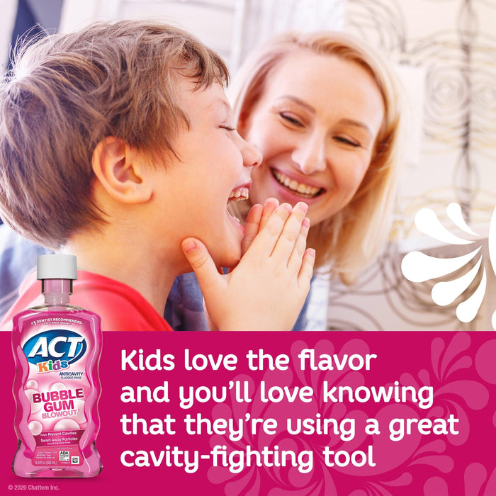 ACT Kids Anticavity Fluoride Mouth Rinse