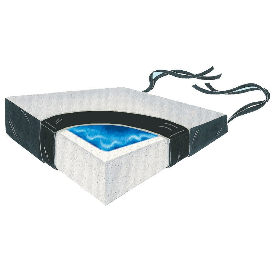 Wedge Gel-Foam Wheelchair Cushion shophomemed
