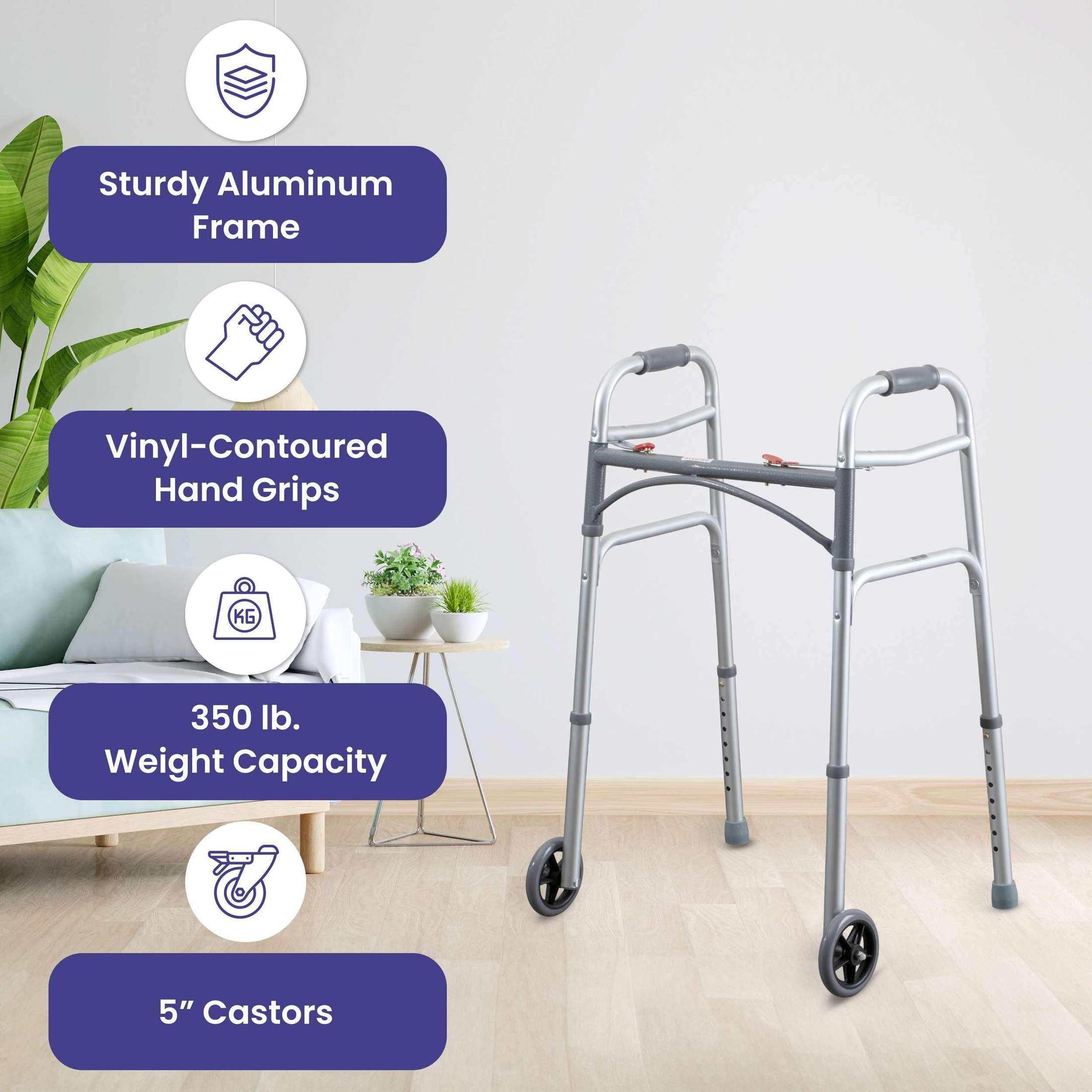 Medacure Case of 4 Junior Folding Walkers - Shop Home Med