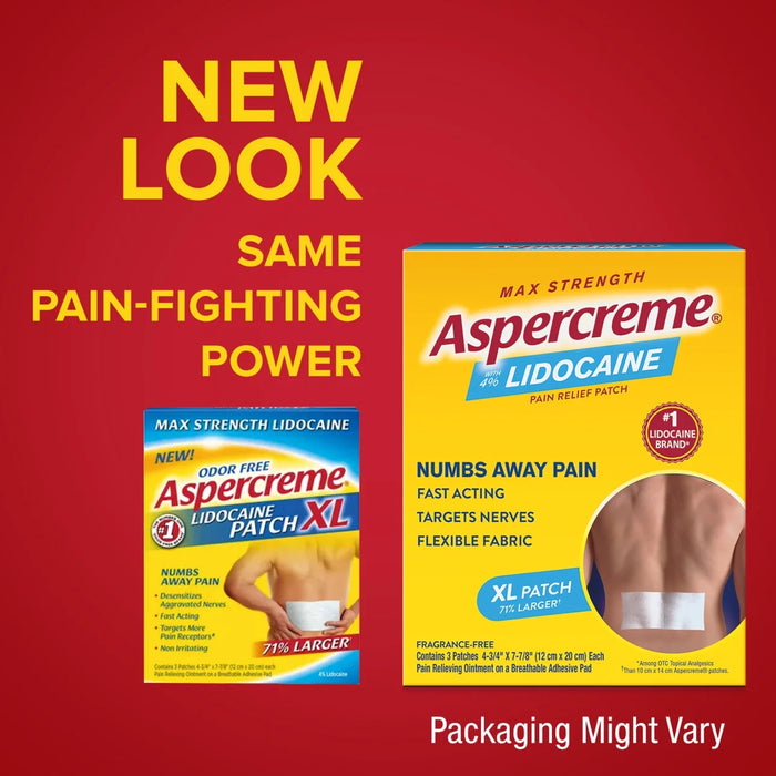 Aspercreme Lidocaine Pain Relief Patch