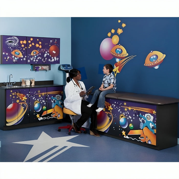 Clinton Complete Space Place Pediatric Treatment Table and Cabinets