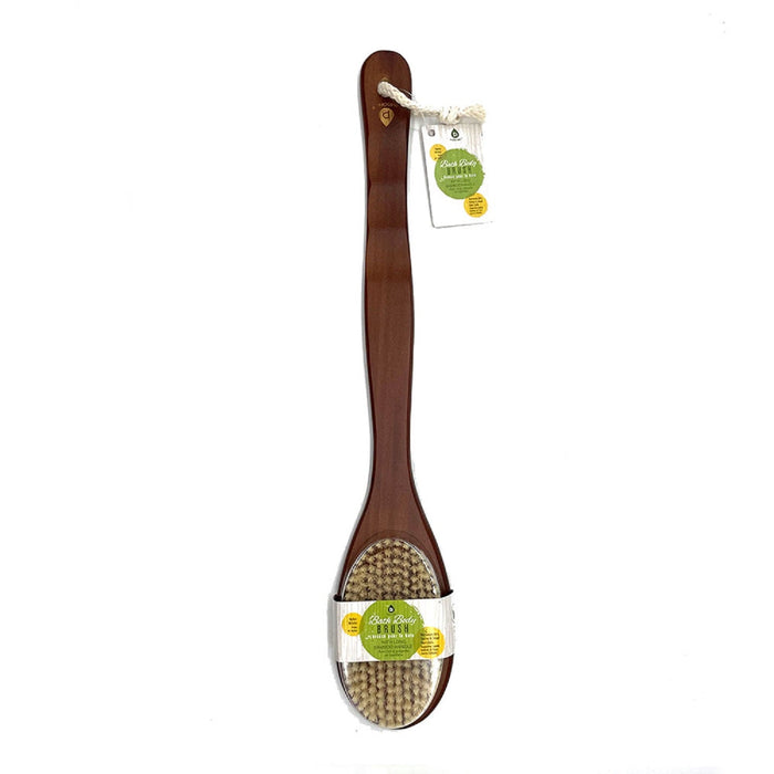 Pursonic Eco-Friendly Bamboo Bath Brush & Massager Set with Flushable Wipes