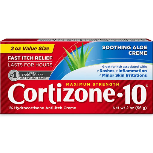 Cortizone 10 Soothing Aloe Anti-Itch Cream Maximum Strength