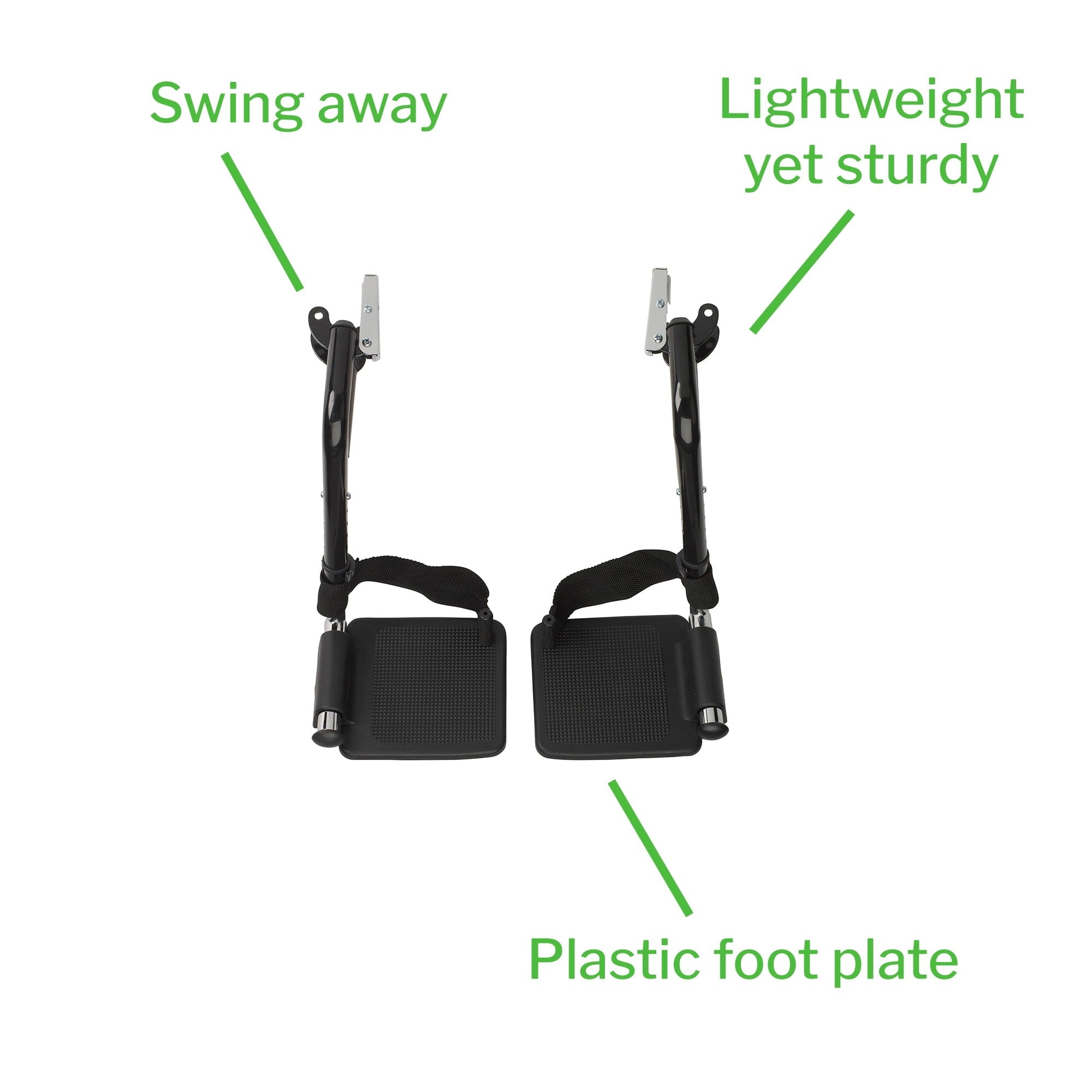 Drive Medical Wheelchair Footrest Set