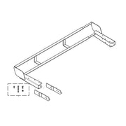 Bed Extender, 4", CS - Adjustable