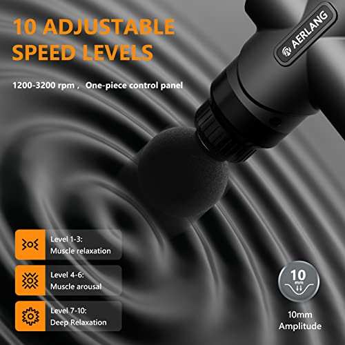 AERLANG Black Mini Massage Gun