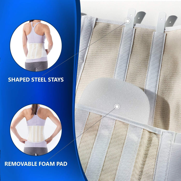 NY Ortho Lumbar Sacral Back Support DCDO with Foam Pad