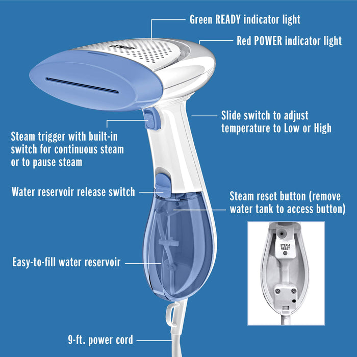 Conair ExtremeSteam Handheld Fabric Steamer with Dual Heat