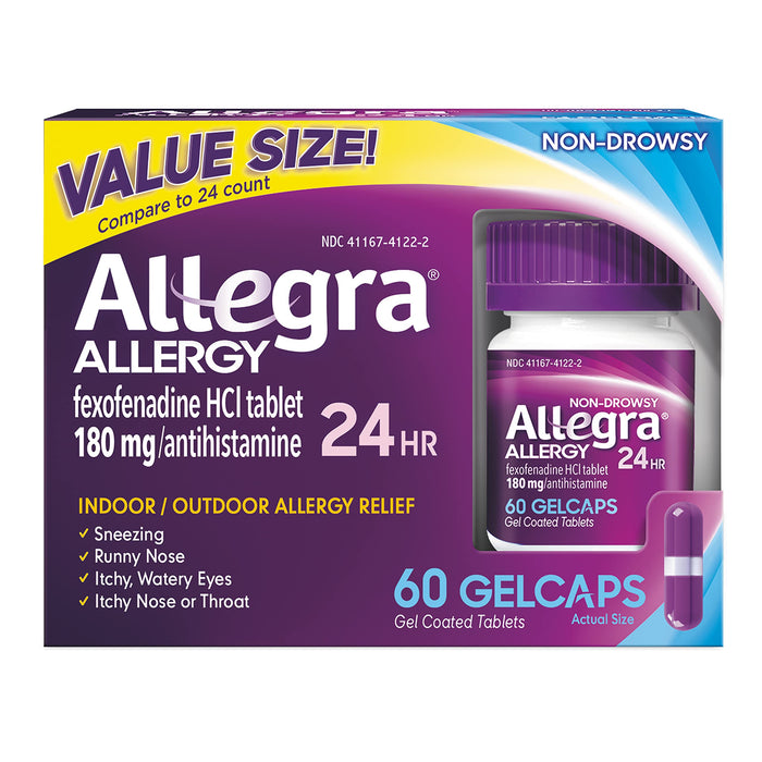 Allegra 24 Hour Indoor/Outdoor Allergy Relief Gelcaps