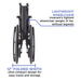 Invacare 9000XT Wheelchair with Fixed Height Space-Saver Arms