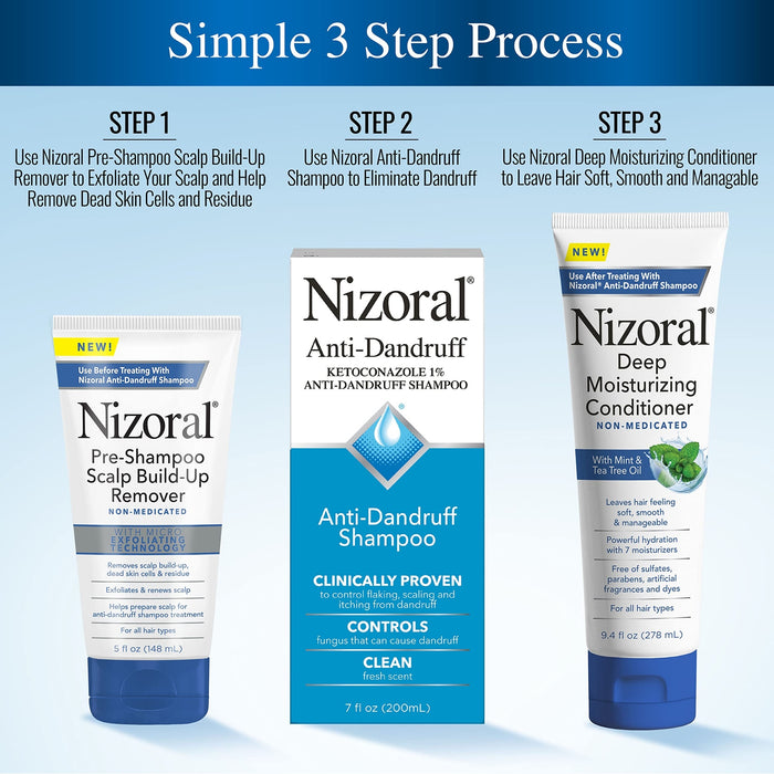 Nizoral Anti-Dandruff Pre-Shampoo Scalp Build-Up Remover - 5 Oz