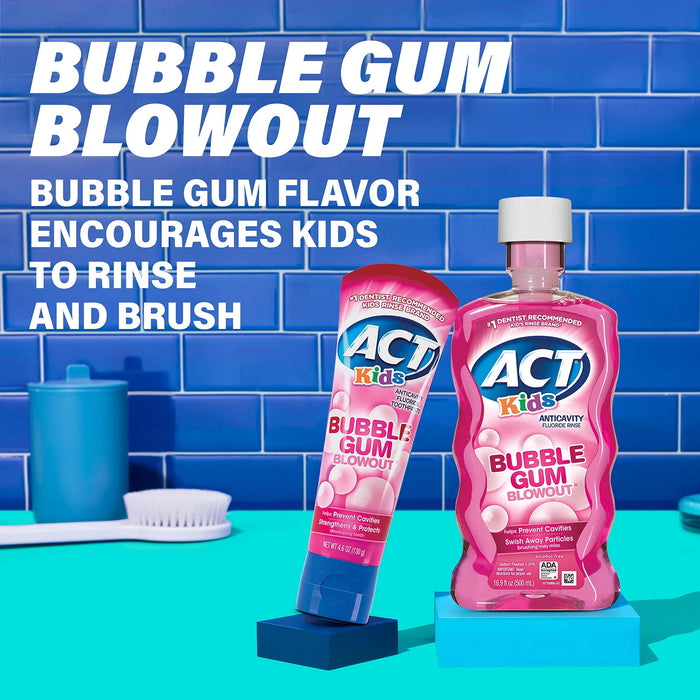 ACT Kids Anticavity Fluoride Mouth Rinse