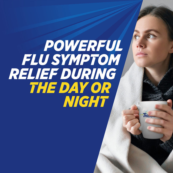 Theraflu Day/Night Max Strength Flu Relief Powder - Honey Lemon