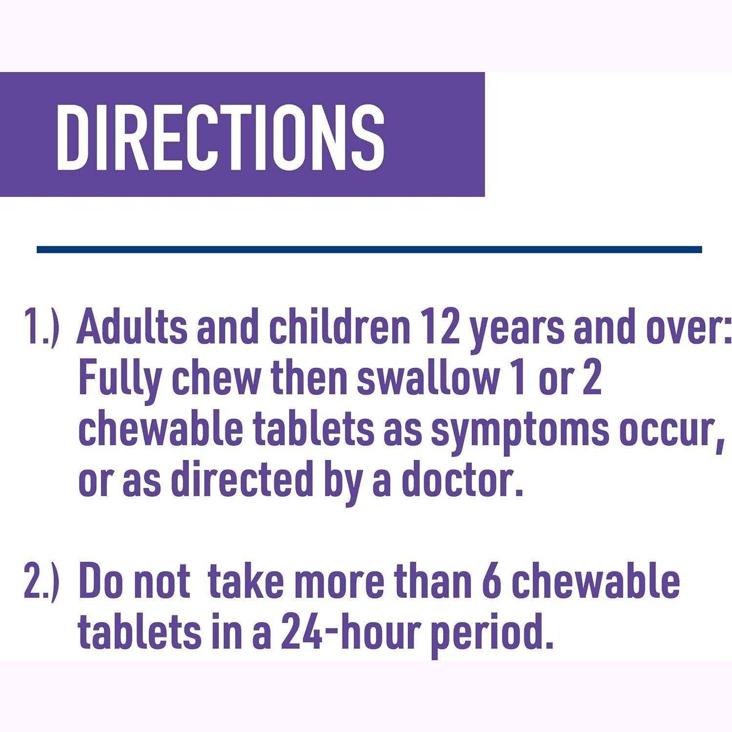 Alka-Seltzer Heartburn Relief + Gas ReliefChews Tablets - 28 Count - Shop Home Med