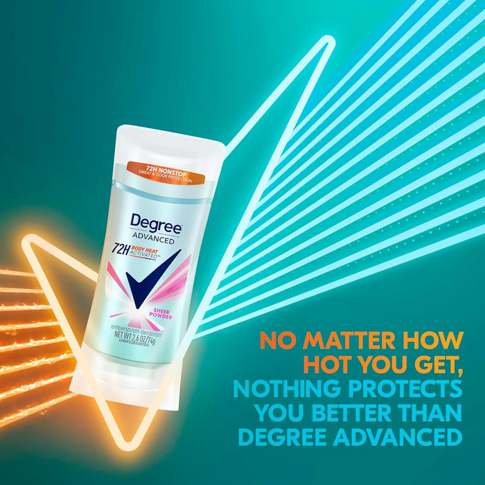 Degree Advanced Sheer Powder Antiperspirant Deodorant Stick - Women