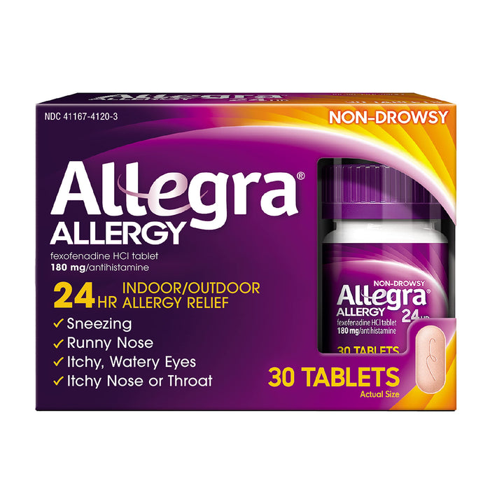 Allegra  Non Drowsy Outdoor/Indoor Allergy Relief 24-Hour Tablets