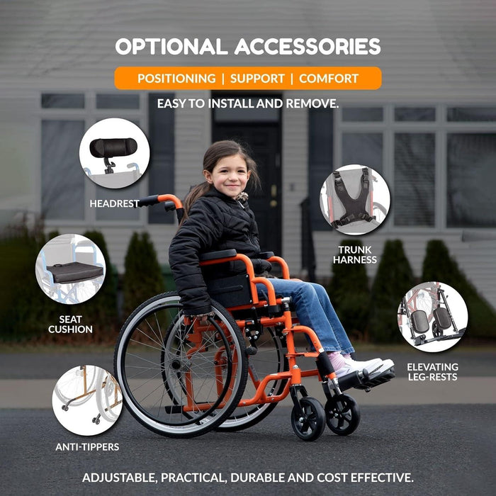 Circle Specialty Ziggo Lightweight Kids Wheelchair - 12" - Shop Home Med