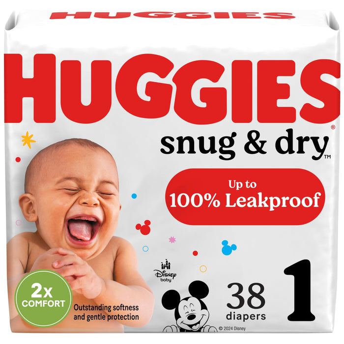 Huggies Disney Mickey Mouse Snug & Dry Baby Diapers