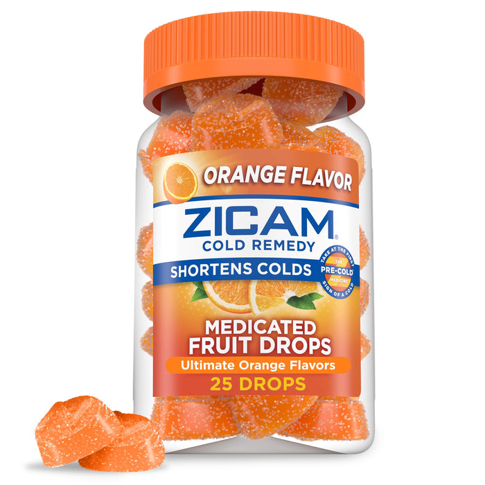 Zicam Homeopathic Cold Remedy Medicated Fruit Drops