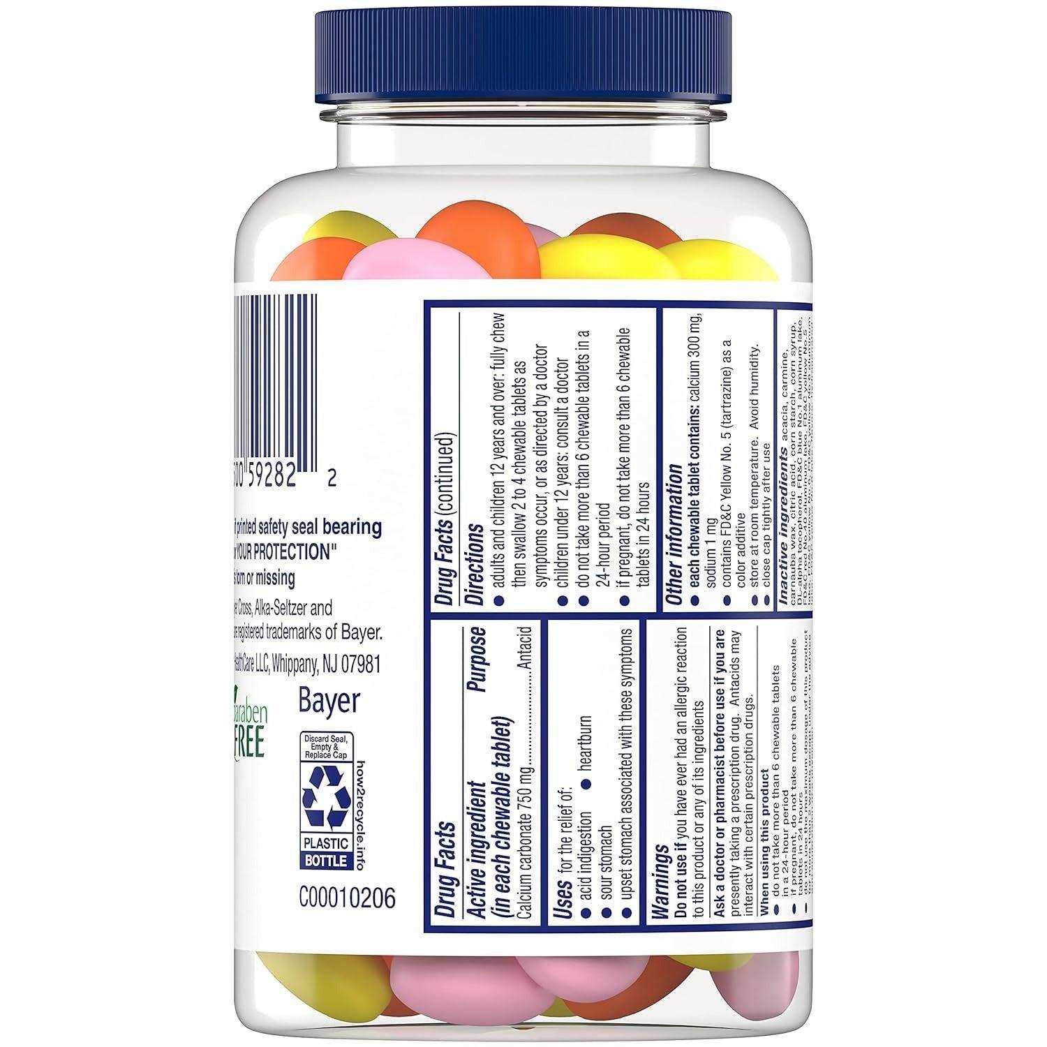 Alka-Seltzer Extra Strength Heartburn ReliefChews Tablets - 66 Ct - Shop Home Med