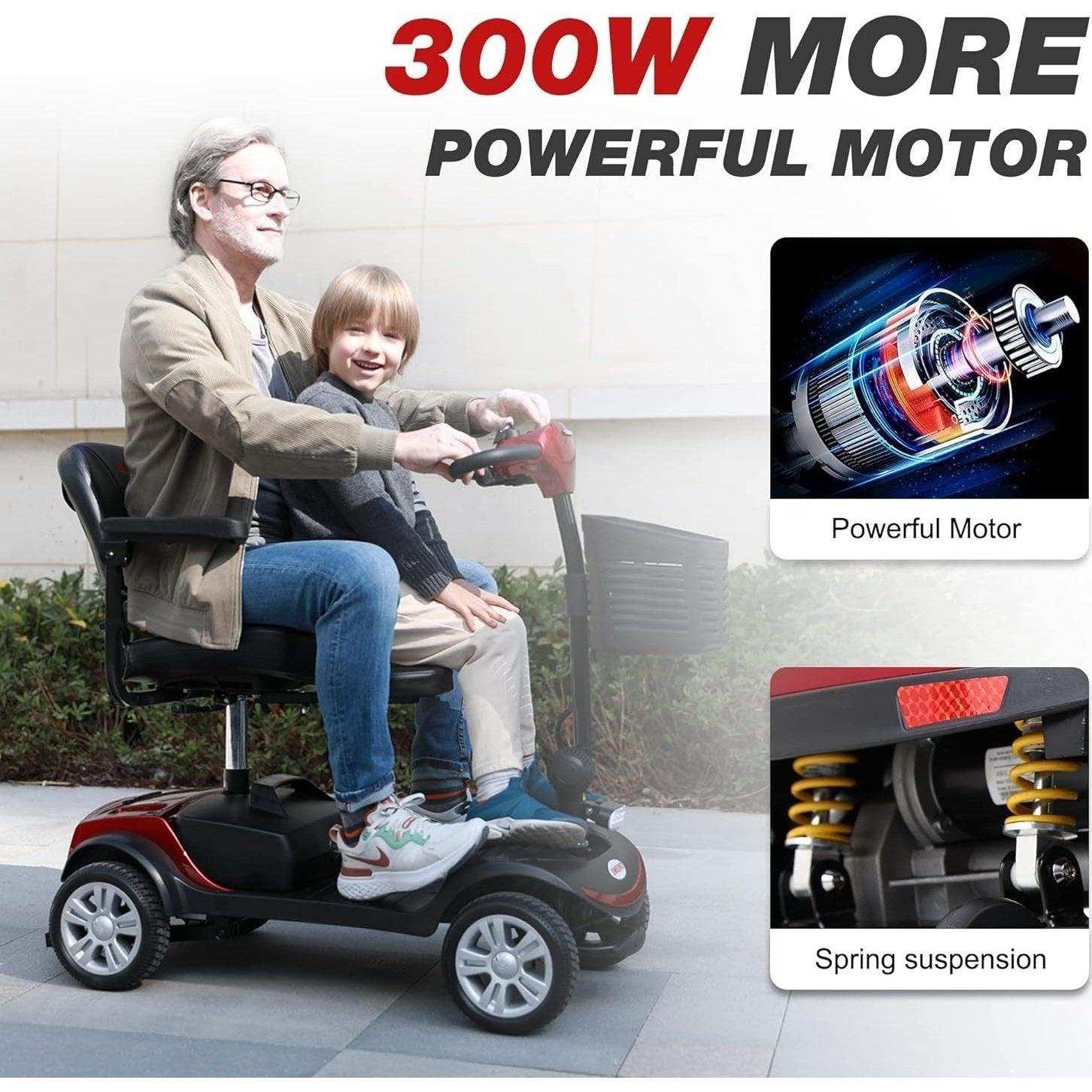 Metro Mobility M1 Series 4-Wheel Travel Mobility Scooter - Shop Home Med