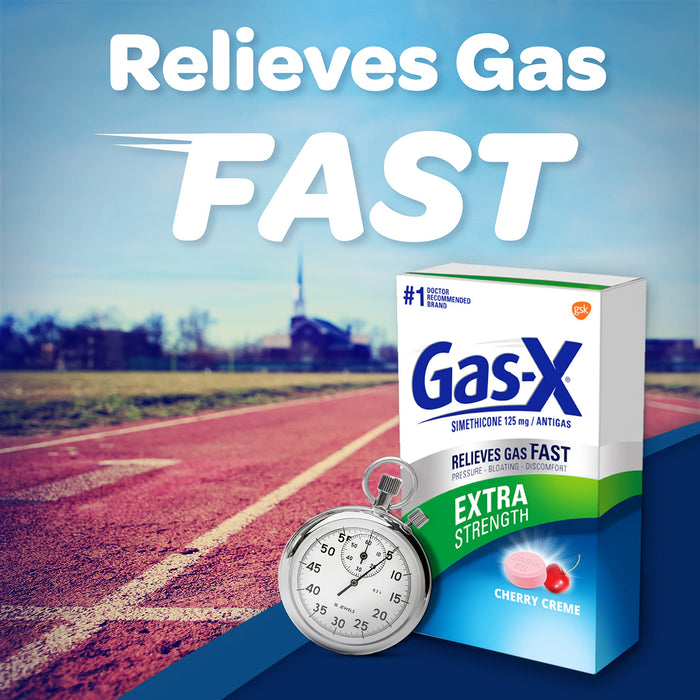 Gas-X Extra Strength Gas Relief Chewable Tablets Cherry Peppermint