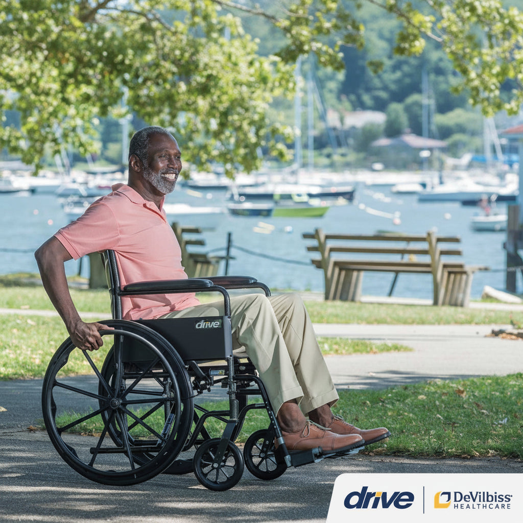 Drive Medical Silver Sport 1 Wheelchair