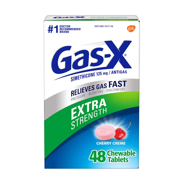 Gas-X Extra Strength Gas Relief Chewable Tablets Cherry Peppermint