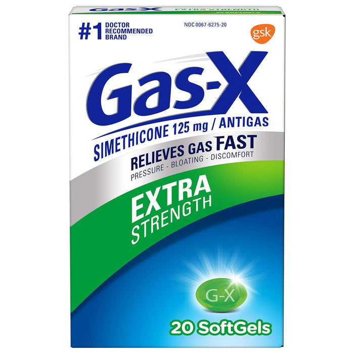 Gas-X Extra Strength Gas Relief Softgels w/ Simethicone 125mg