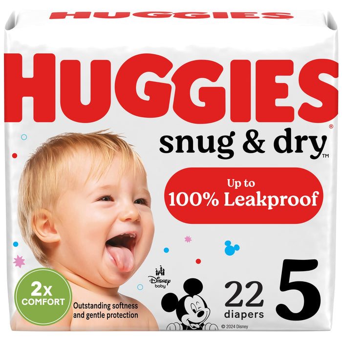 Huggies Disney Mickey Mouse Snug & Dry Baby Diapers