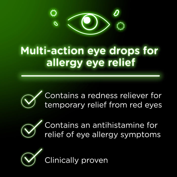 Visine Allergy Eye Relief Multi-Action Sterile Eye Drops