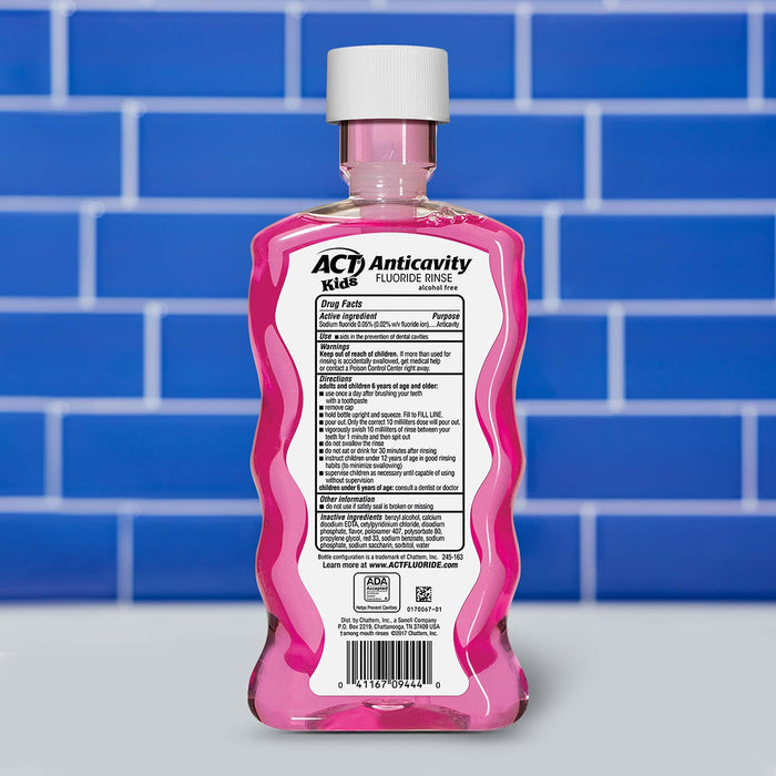 ACT Kids Anticavity Fluoride Mouth Rinse