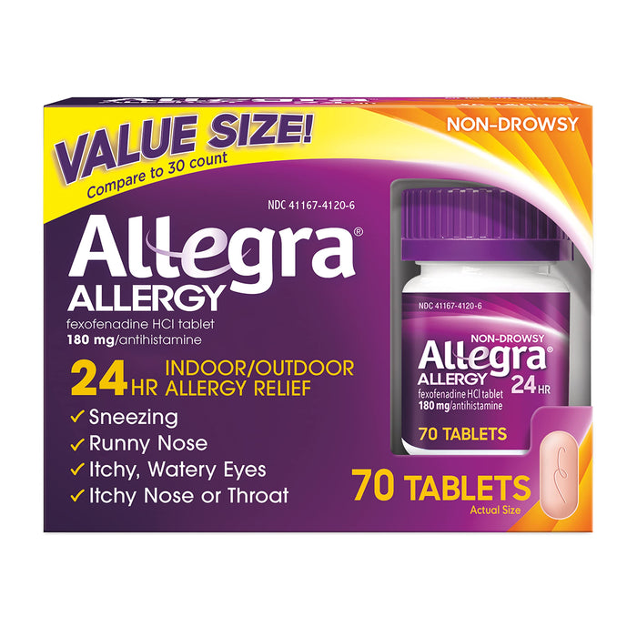 Allegra  Non Drowsy Outdoor/Indoor Allergy Relief 24-Hour Tablets