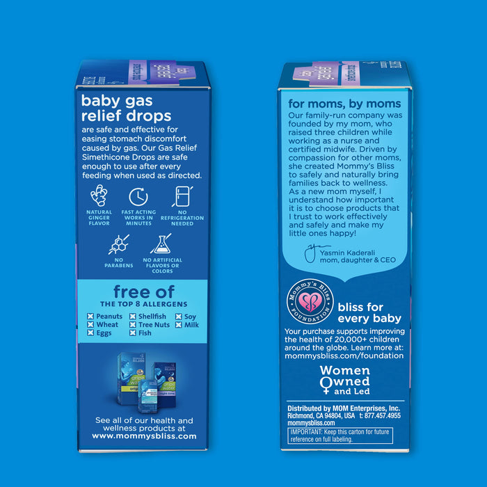 Mommy's Bliss Baby Gas Relief Simethicone Drops Newborn+